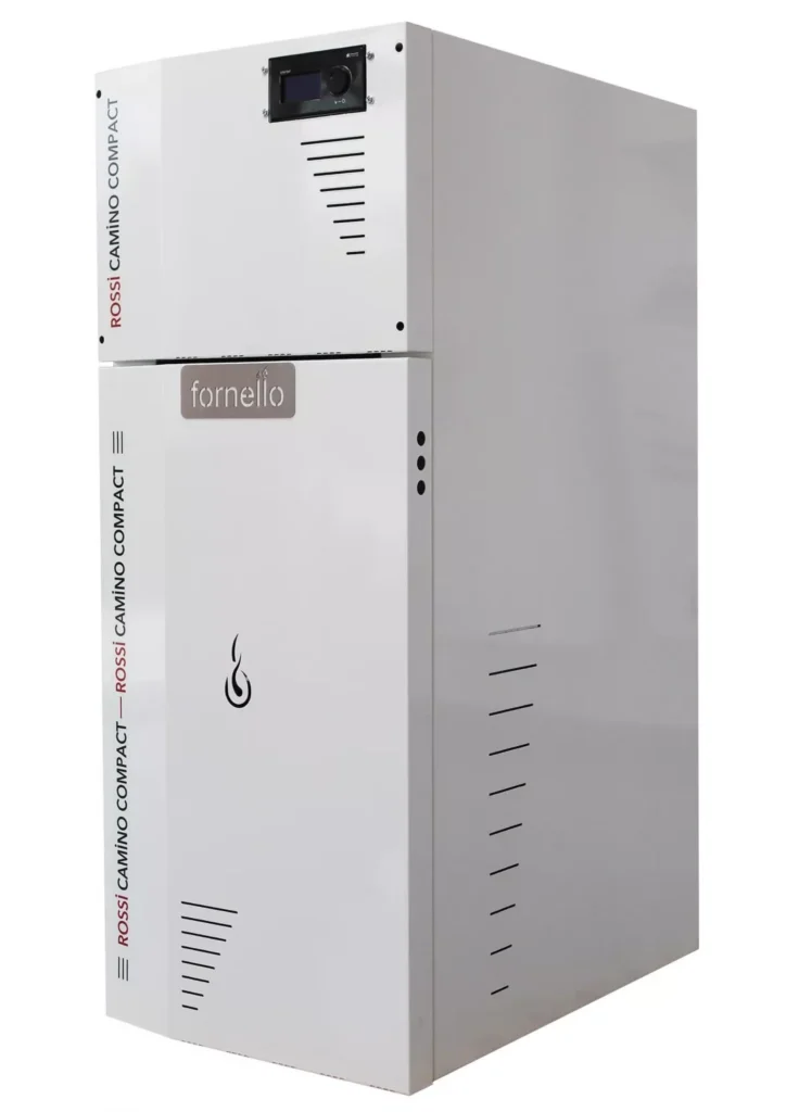 Centrala termica compacta pe peleti Fornello Rossi Camino Compact 25 kw Centrala termica compacta pe peleti Fornello Rossi Camino Compact 25 kw