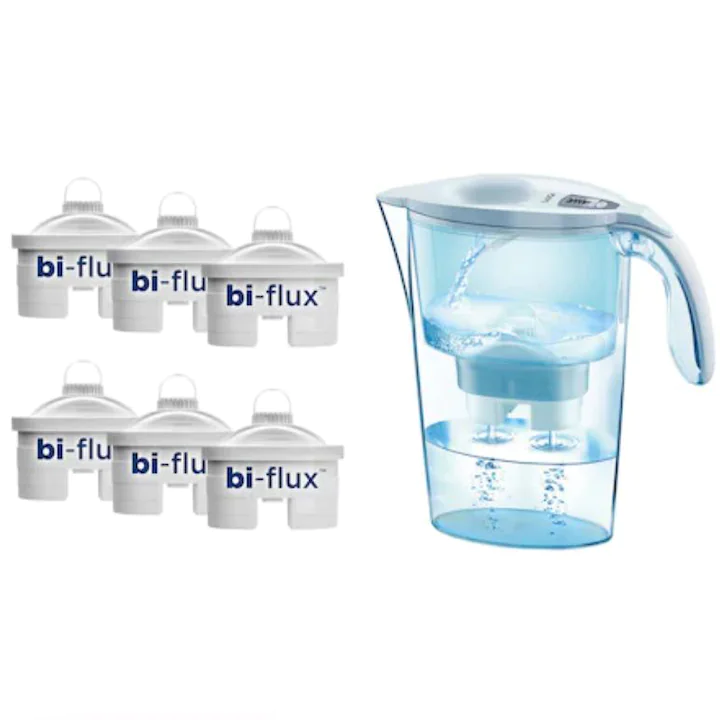 Cana de filtrare apa Laica Stream White + 6 cartuse Cana de filtrare apa Laica Stream White + 6 cartuse