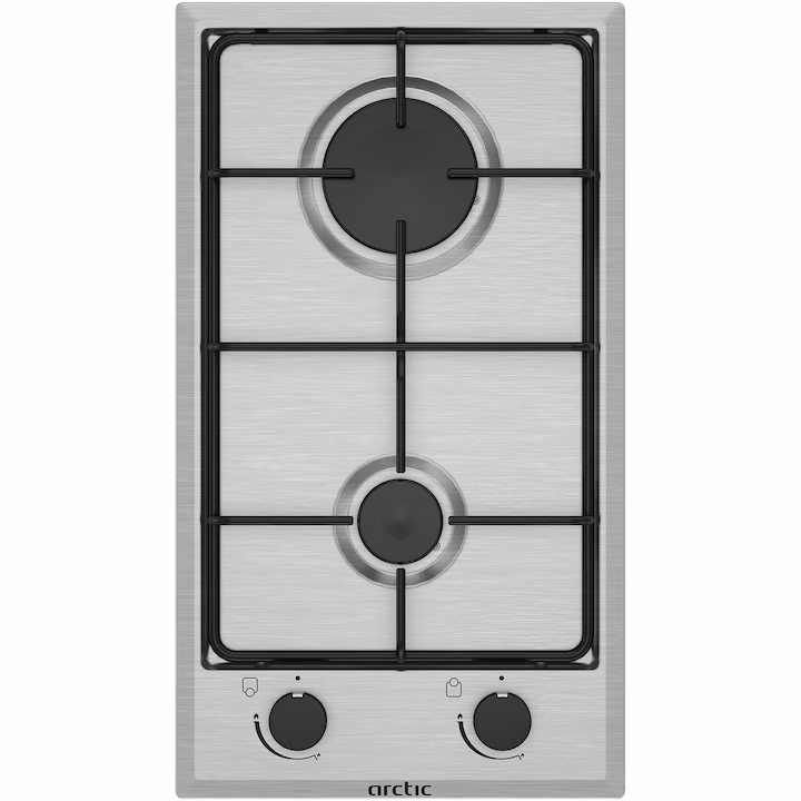 Plita incorporabila pe gaz cu 2 arzatoare Arctic Domino ARDCG32210SX Plita incorporabila pe gaz cu 2 arzatoare Arctic Domino ARDCG32210SX
